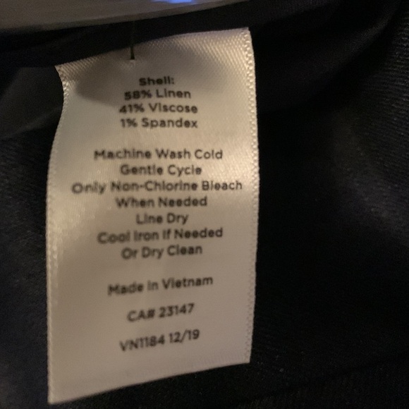 NEW Talbots Curvy Petite Linen Lagenlook Pants - Picture 12 of 13